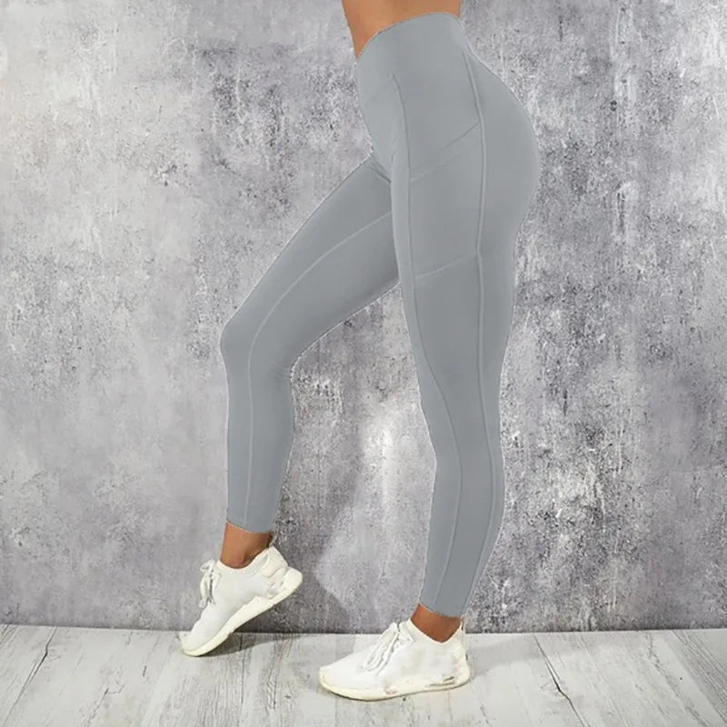 Legging Yoga Mujer Cintura Alta con Bolsillo — AERION FIT