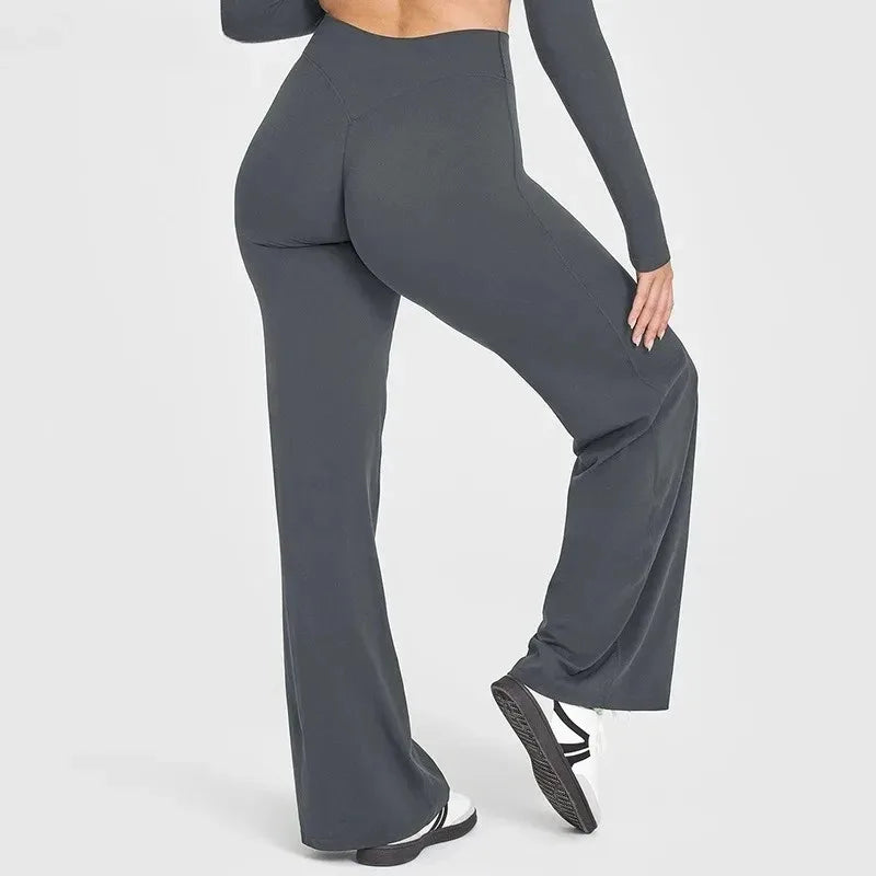 Pantalón Deportivo Flare Mujer Moldeador — AERION FIT