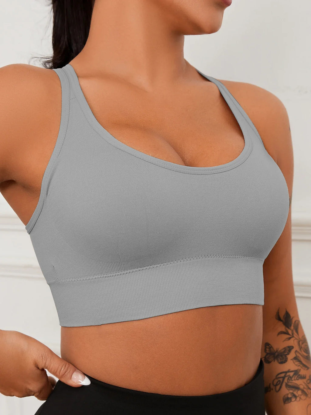 Top Deportivo Seamless Mujer Push Up — AERION FIT