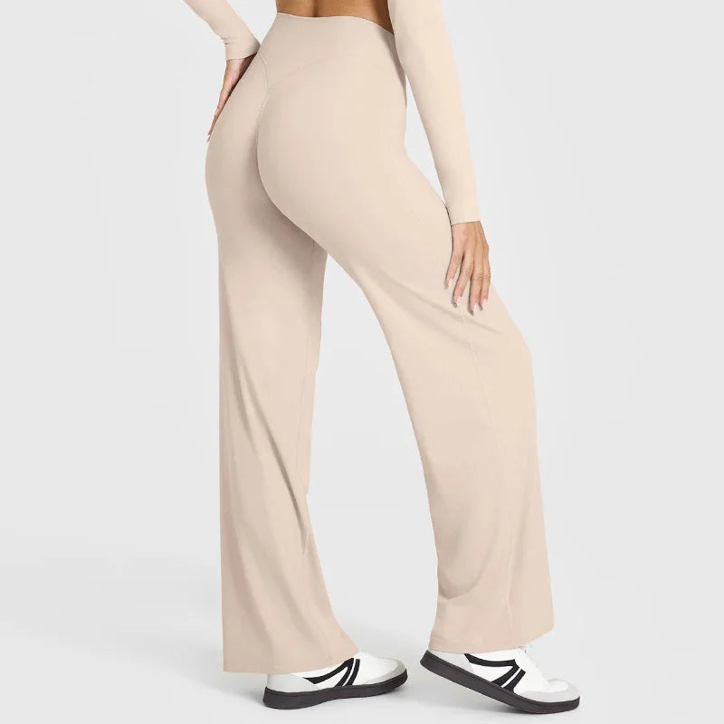 Pantalón Deportivo Flare Mujer Moldeador — AERION FIT
