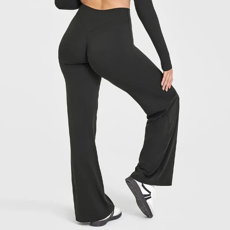 Pantalón Deportivo Flare Mujer Moldeador — AERION FIT