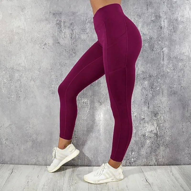 Legging Yoga Mujer Cintura Alta con Bolsillo — AERION FIT