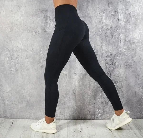 Legging Yoga Mujer Cintura Alta con Bolsillo — AERION FIT