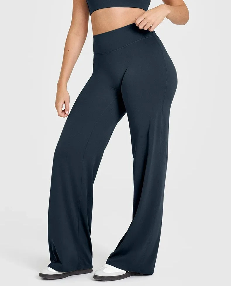 Pantalón Deportivo Flare Mujer Moldeador — AERION FIT