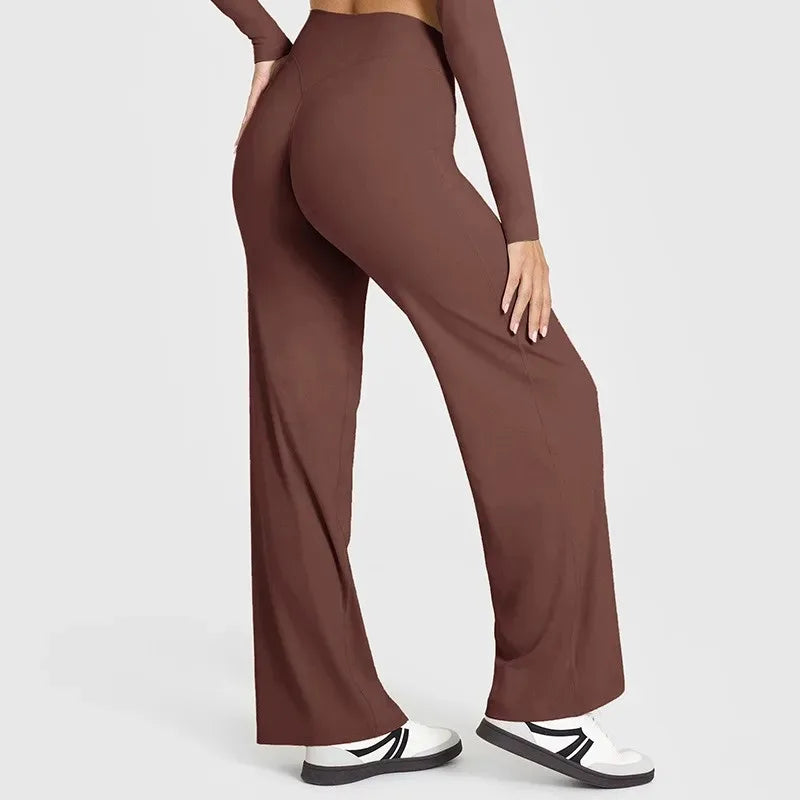 Pantalón Deportivo Flare Mujer Moldeador — AERION FIT