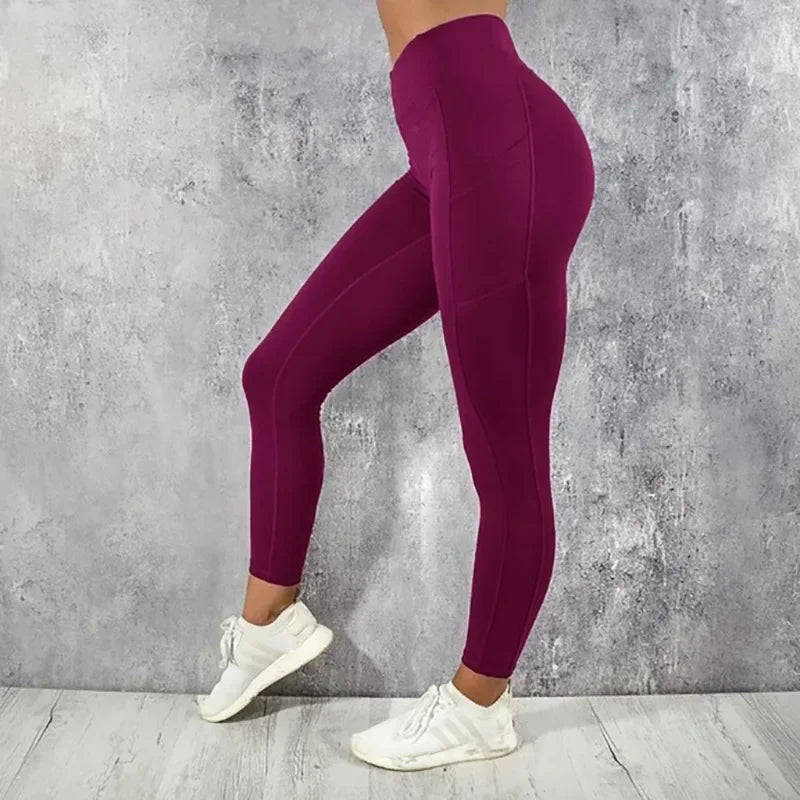 Legging Yoga Mujer Cintura Alta con Bolsillo — AERION FIT