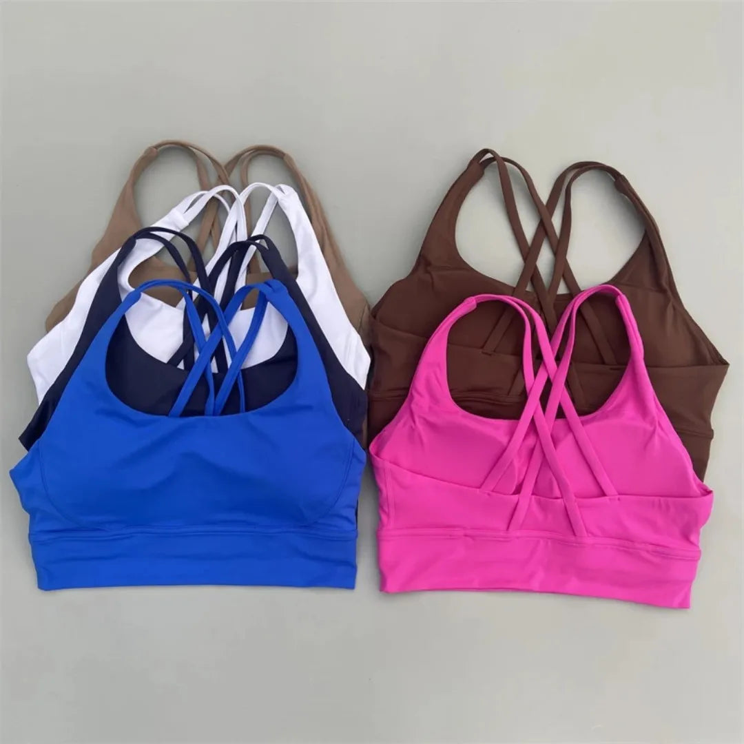 Sujetador Deportivo Push Up Espalda Cruzada — AERION FIT