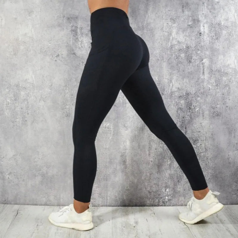 Legging Yoga Mujer Cintura Alta con Bolsillo — AERION FIT
