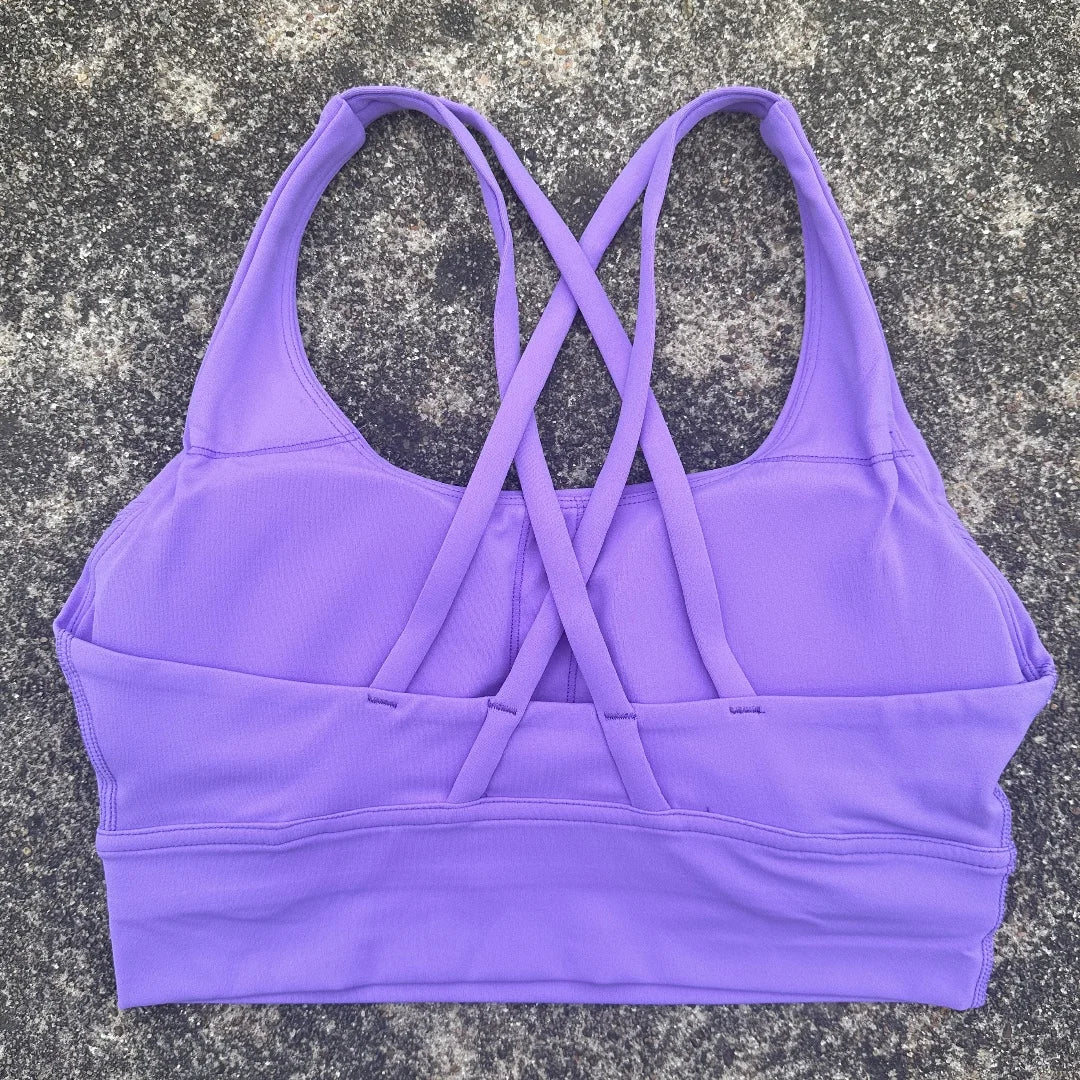Sujetador Deportivo Push Up Espalda Cruzada — AERION FIT