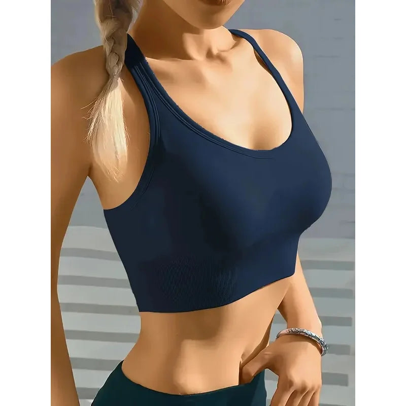 Top Deportivo Seamless Mujer Push Up — AERION FIT
