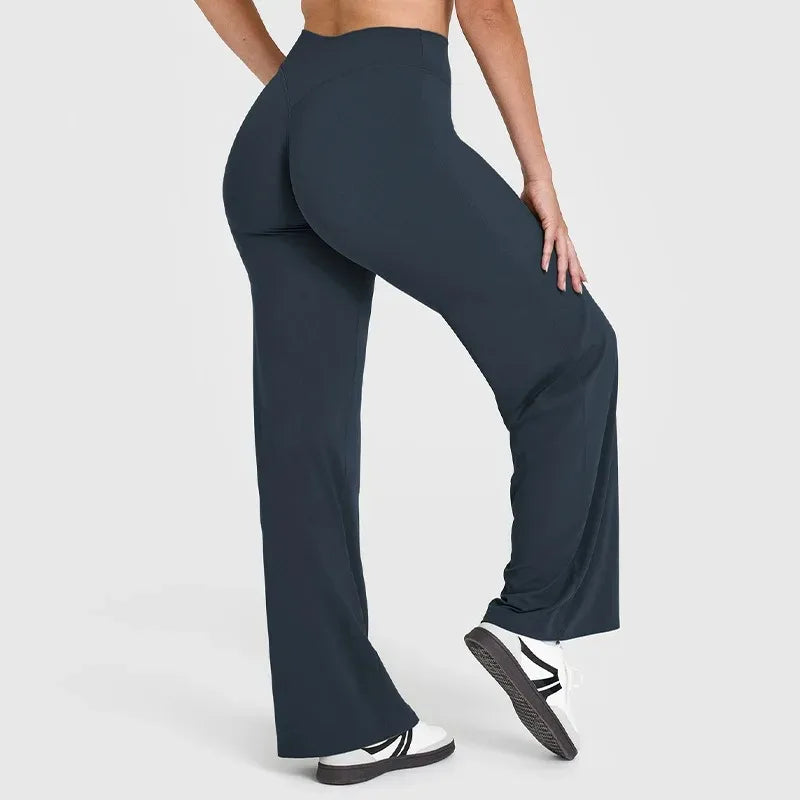 Pantalón Deportivo Flare Mujer Moldeador — AERION FIT