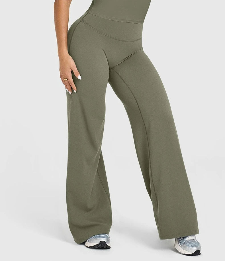 Pantalón Deportivo Flare Mujer Moldeador — AERION FIT