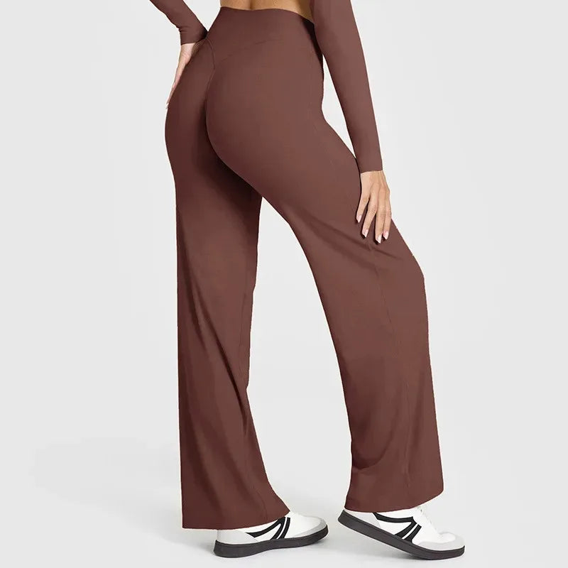 Pantalón Deportivo Flare Mujer Moldeador — AERION FIT