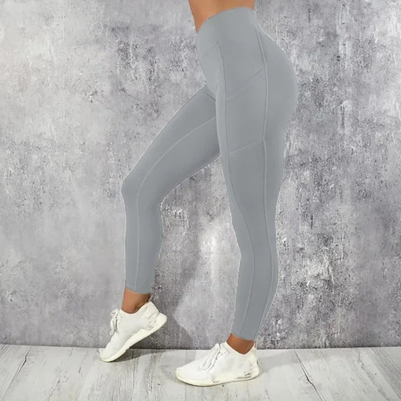 Legging Yoga Mujer Cintura Alta con Bolsillo — AERION FIT