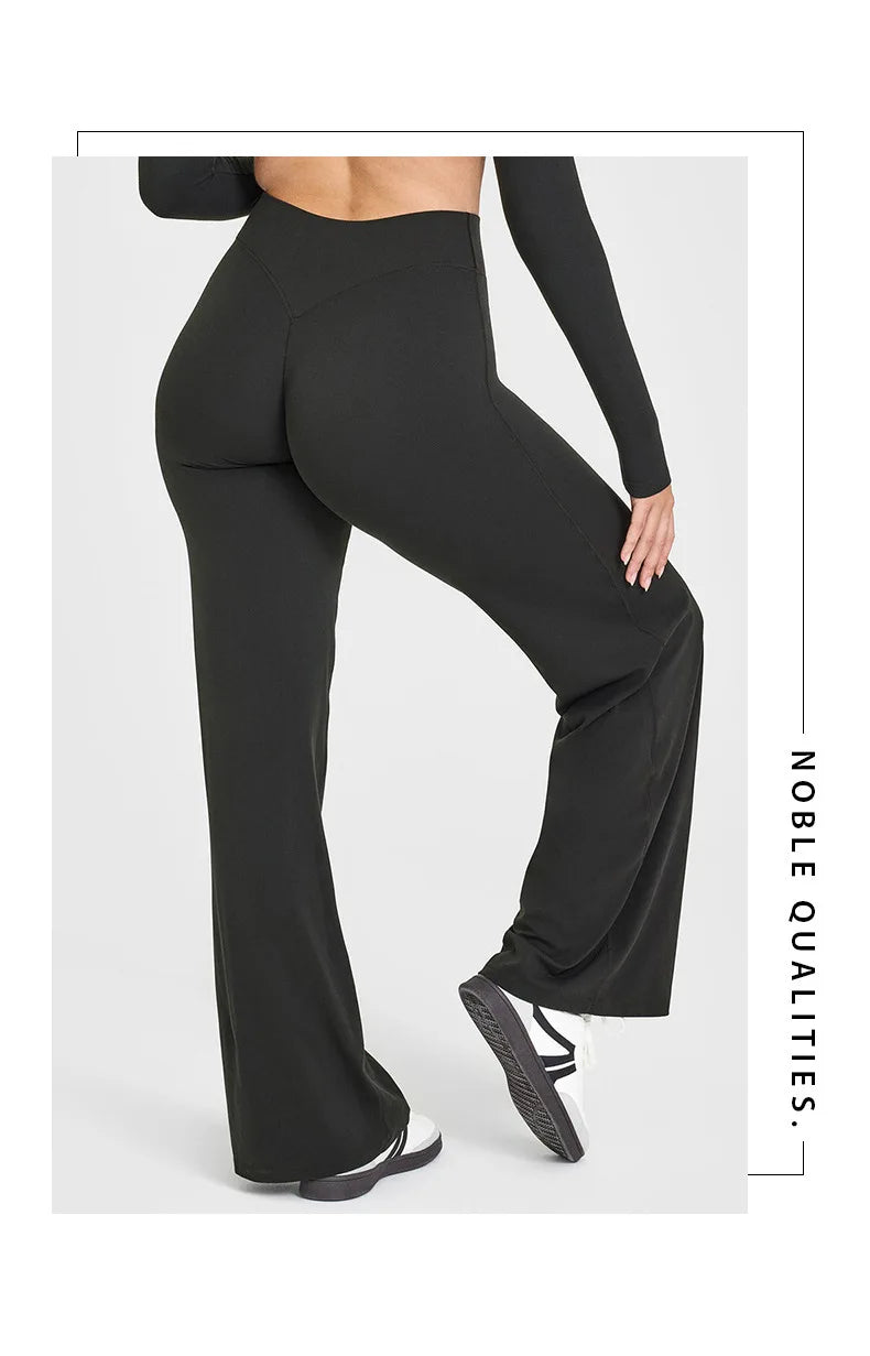 Pantalón Deportivo Flare Mujer Moldeador — AERION FIT